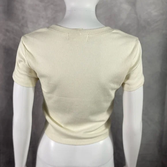 Cut & Paste Cream Trust The Universe Mushroom Crop T - Picture 3 of 4